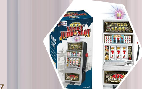Slot machine piggy bank