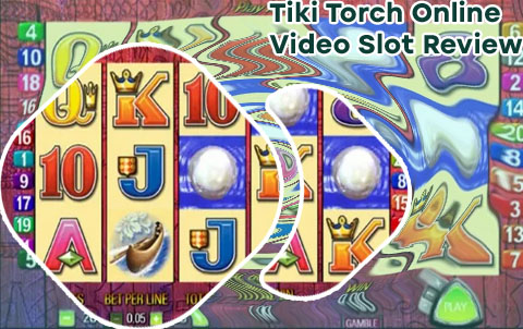 Tiki torch slot machine