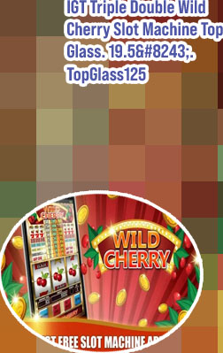 Wild cherry slot machine